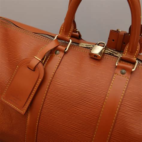 lv keepall epi leather|louis vuitton keepalls.